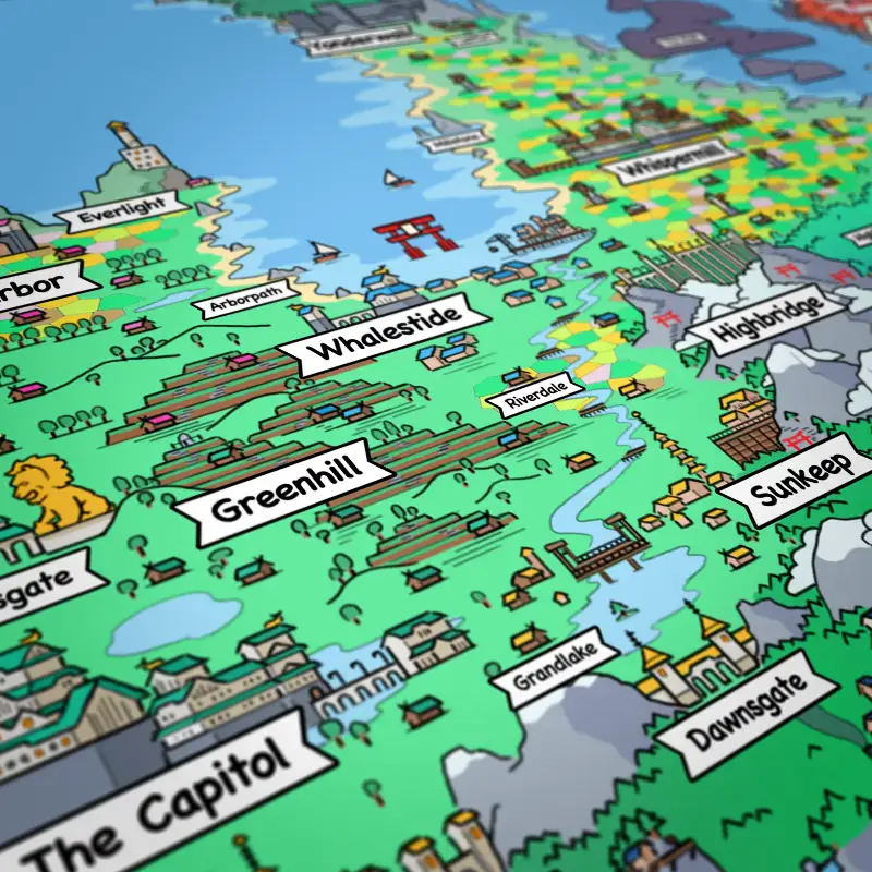 Printable World Map of Echeasea