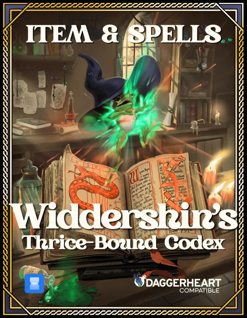 Widdershin’s Thrice-Bound Codex – Item