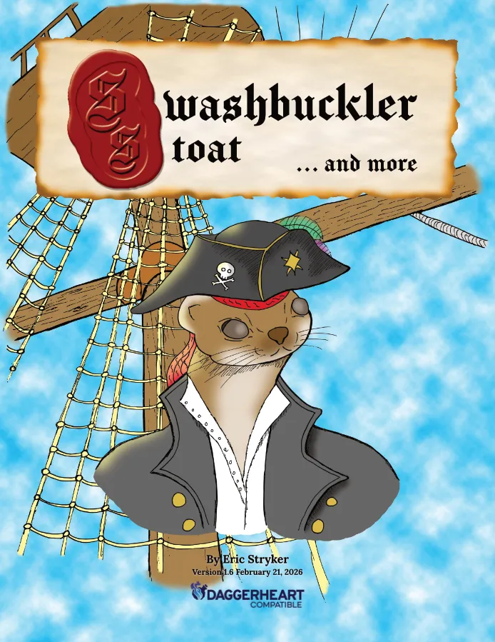 Swashbuckler, Stoat, and more