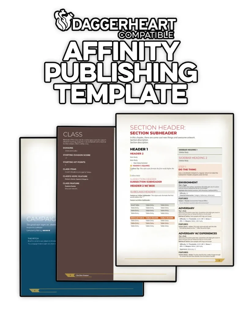 Affinity Publishing Template