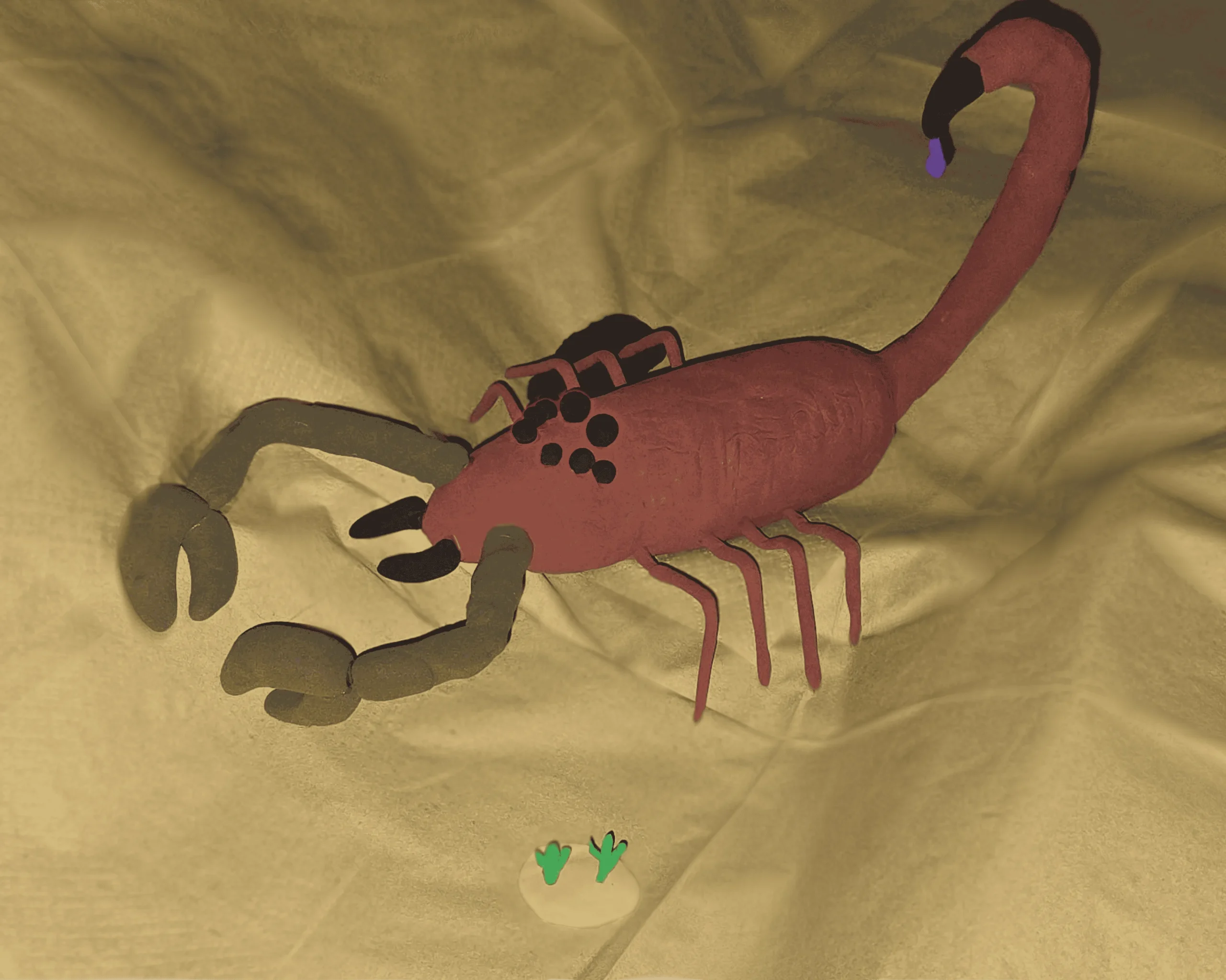 Dreadspike, the Sand Tyrant (cacti for scale)