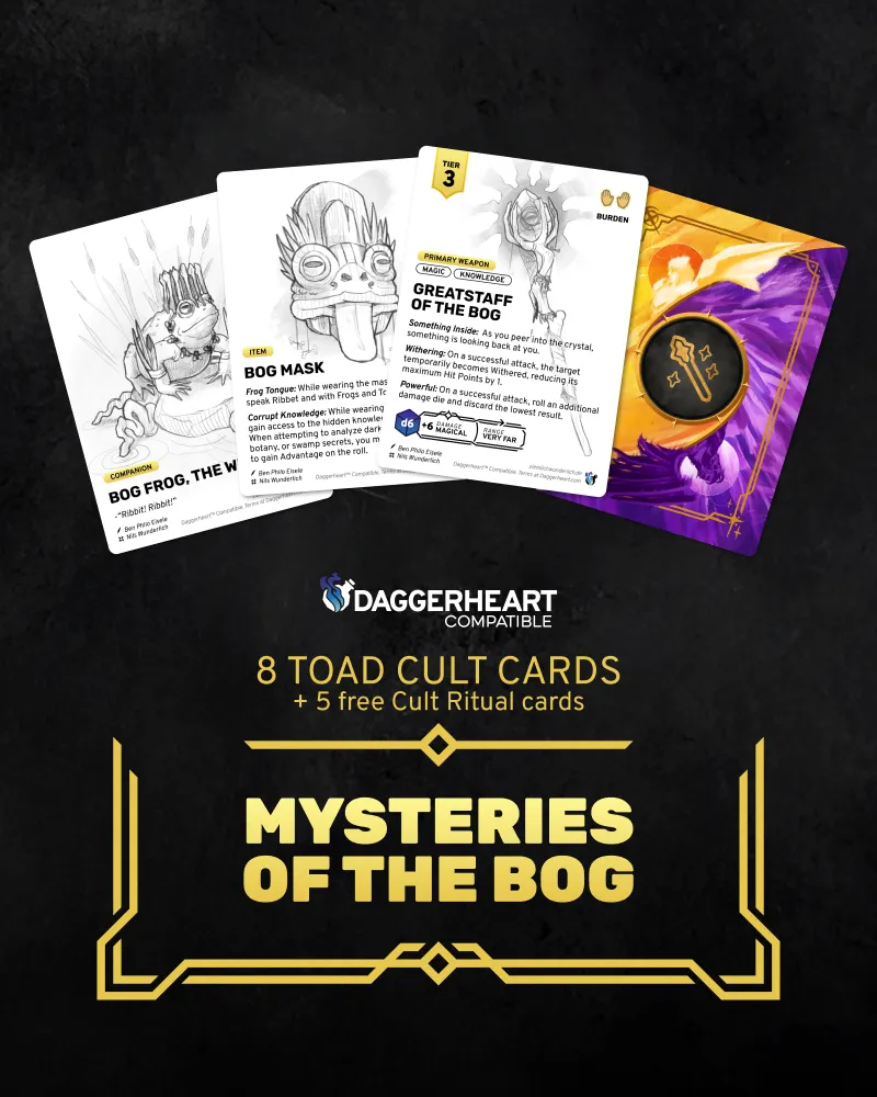 🐸 Toad Cult – Daggerheart™ Compatible