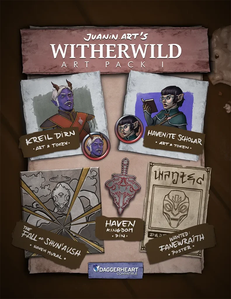 Witherwild Art Pack 1 – Daggerheart Compatible