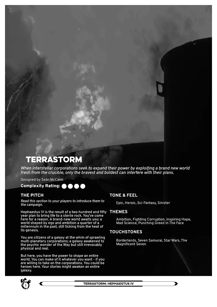 Terrastorm Campaign Frame