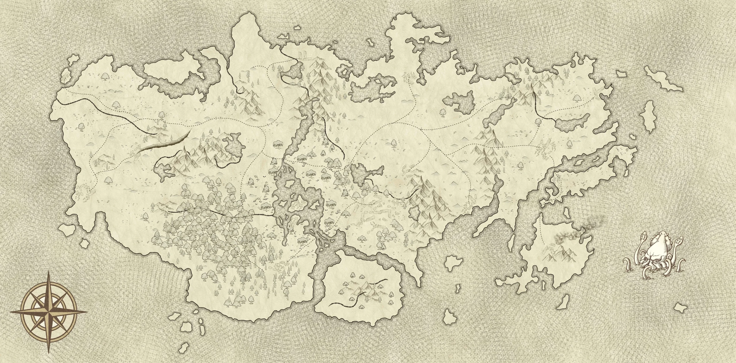 Fantasy Map Variations
