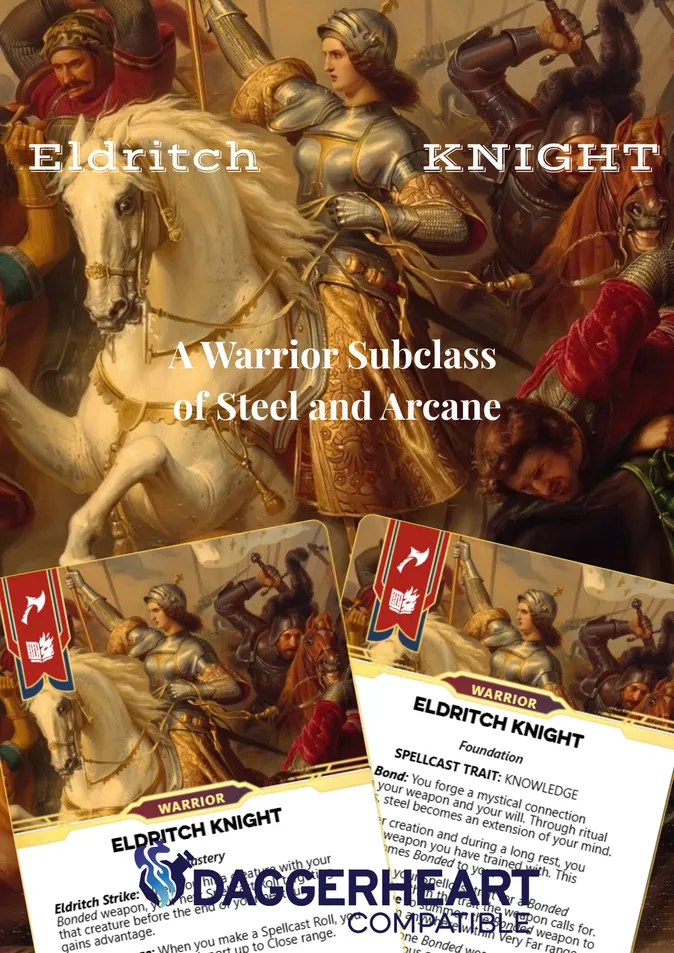 Eldritch Knight – a Warrior Subclass wielding Steel and Arcane