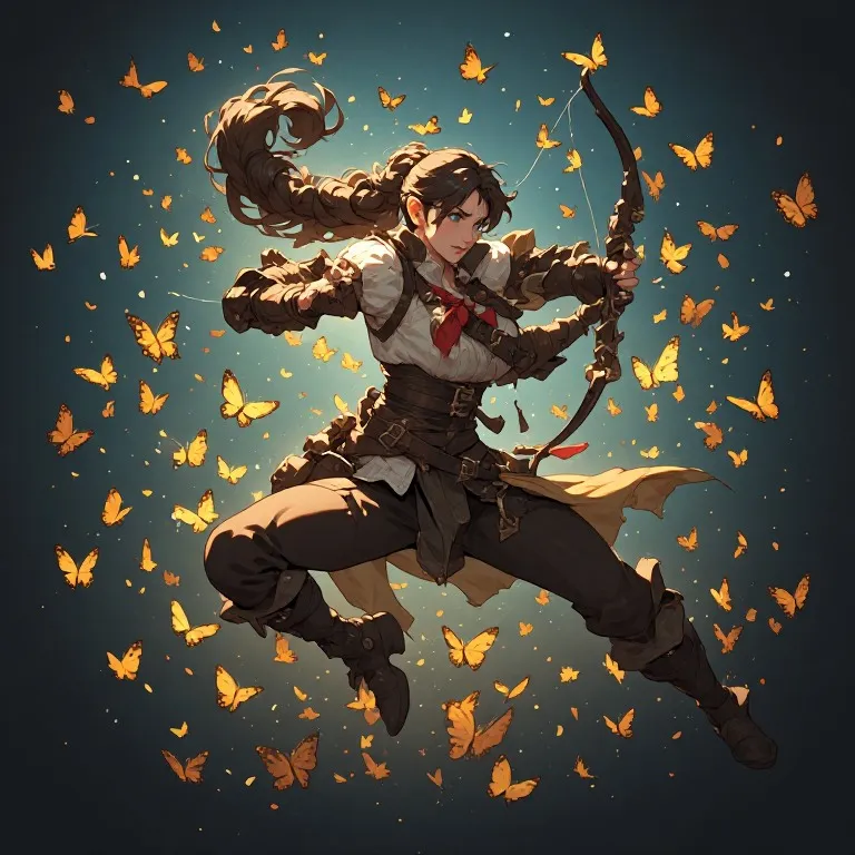 Floats like a butterfly