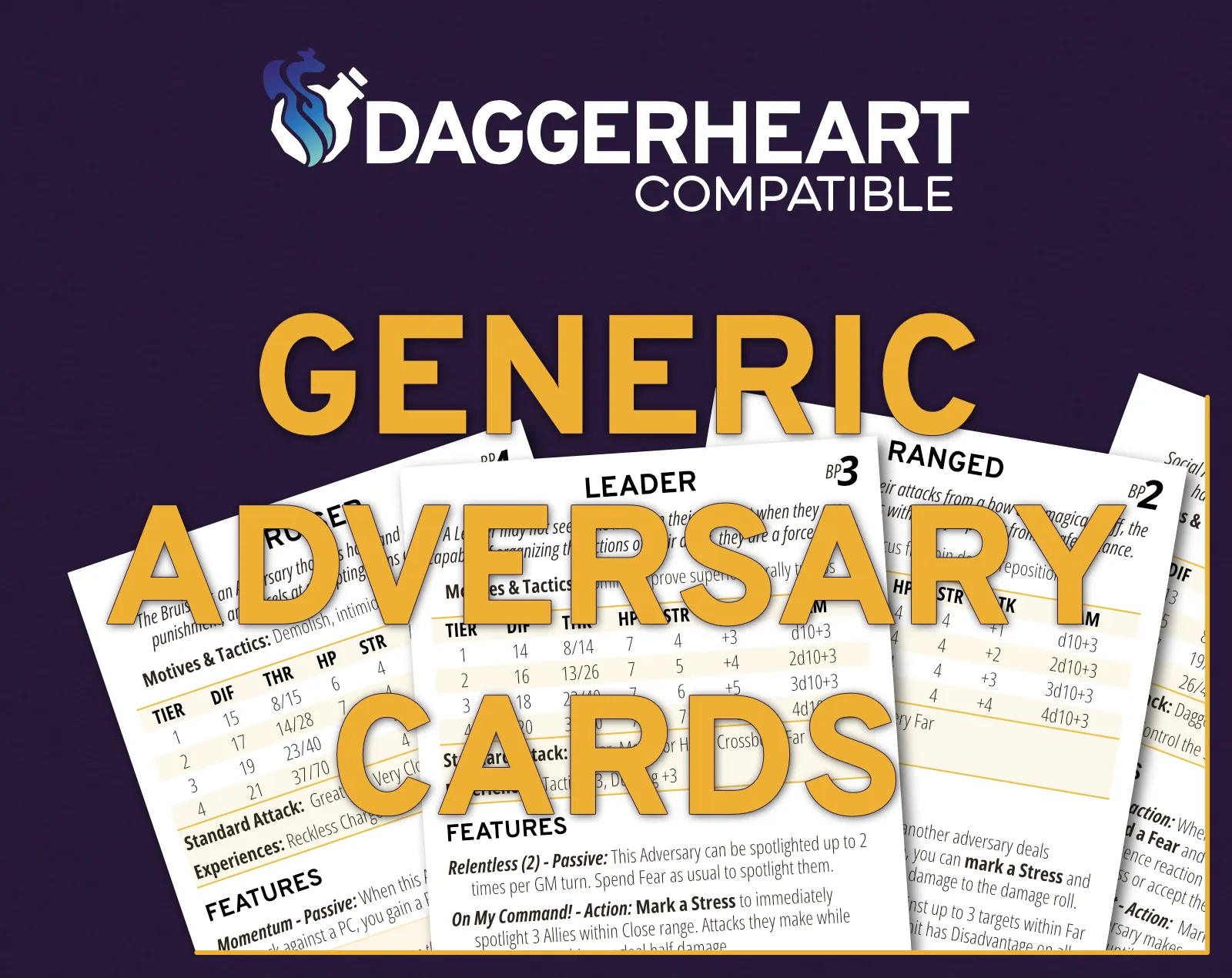 Generic Adversary Cards