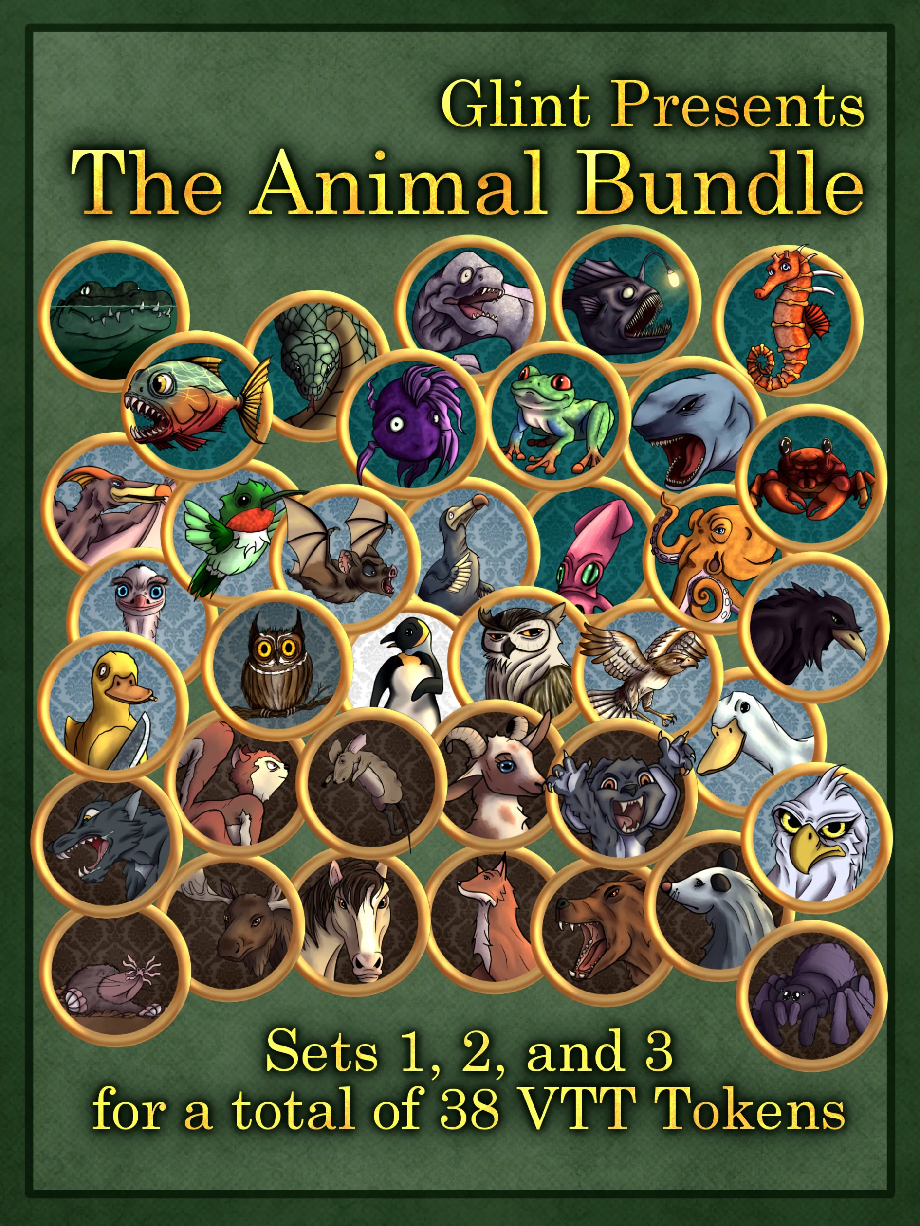 VTT Tokens: The Animal Bundle