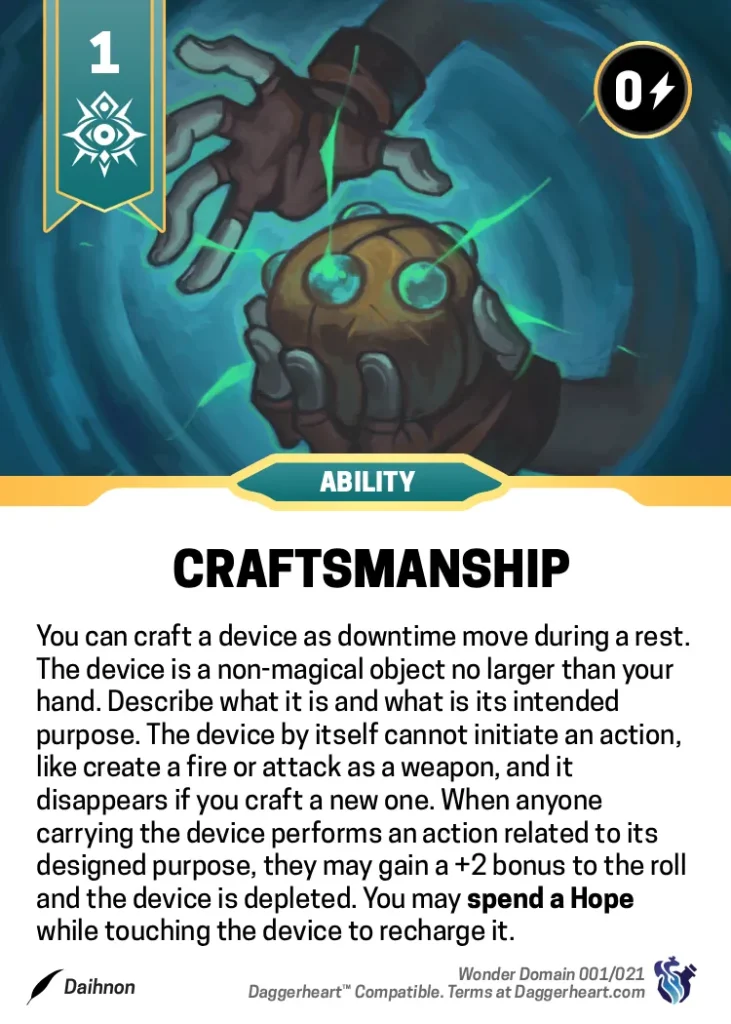 CRAFTSMANSHIP