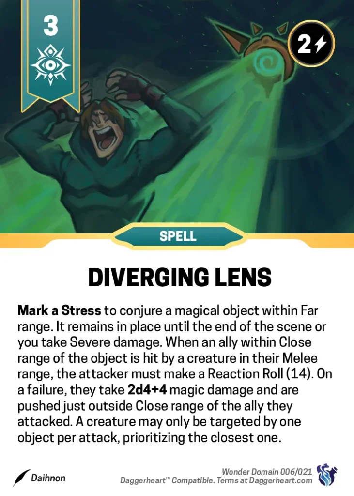DIVERGING LENS