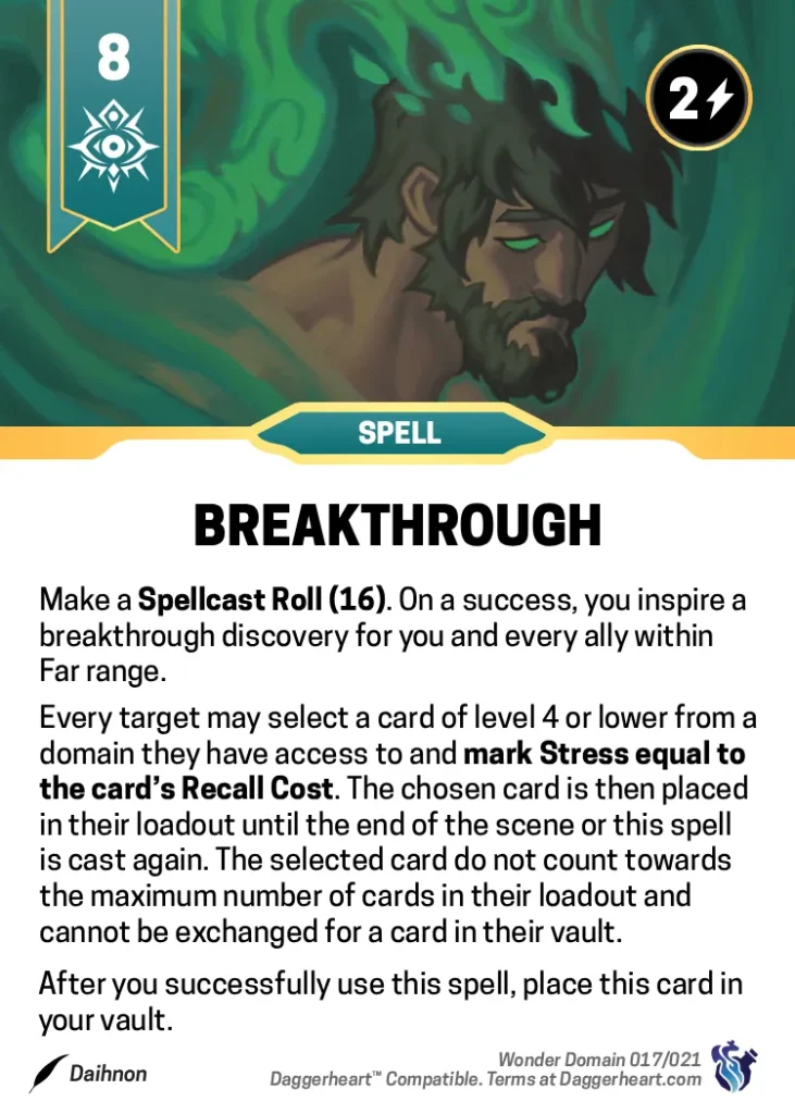 BREAKTHROUGH