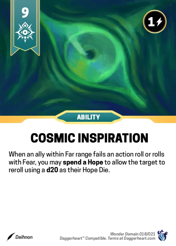 COSMIC INSPIRATION