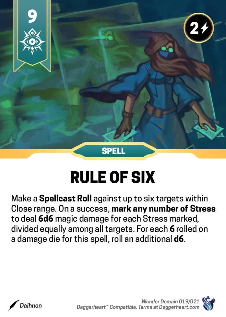 RULE OF SIX