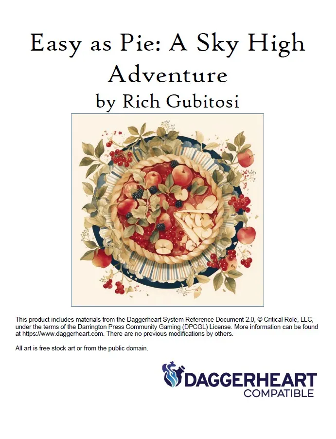Easy as Pie: A Sky High Adventure