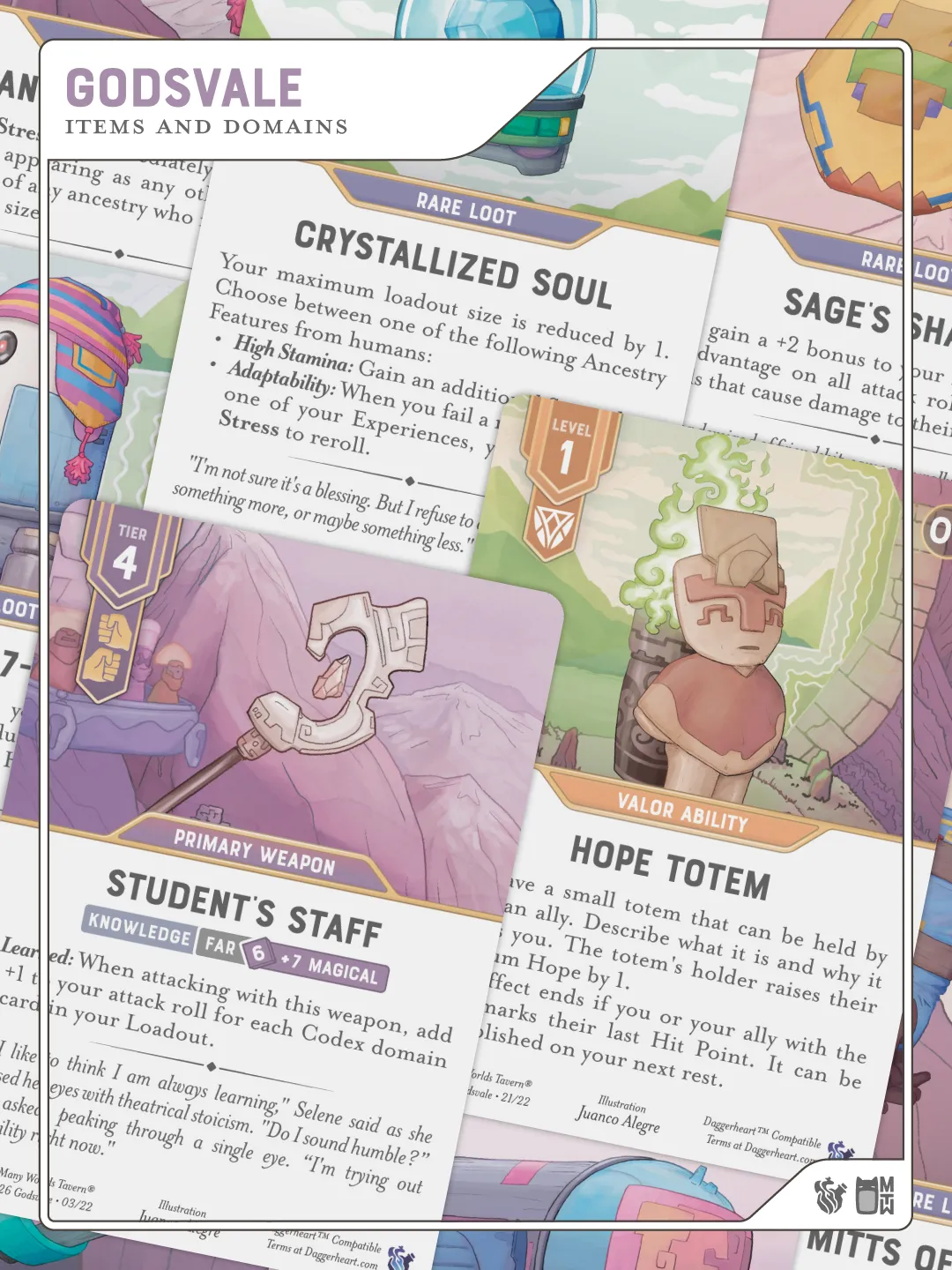 Godsvale Items and Domains